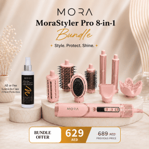 Mora StylerPro 8-in-1 Dreamy baby pink+ Mora All-in-One Hair Care &...