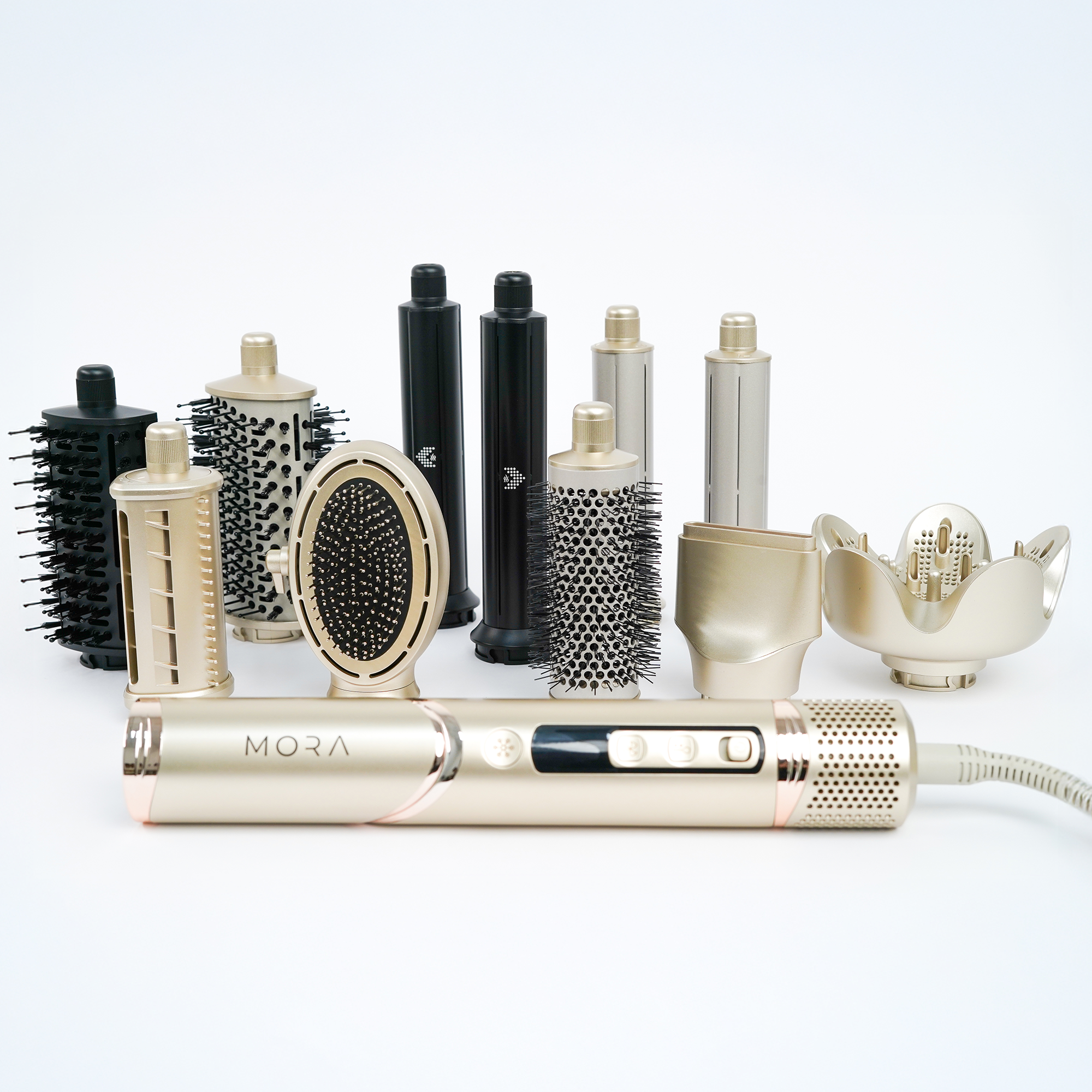 MORA StylerPro 11 in 1 ( 3 More Attachments Included ) Hair Styler , Air Styler, MultiStyler & Hair Dryer. - Image 2