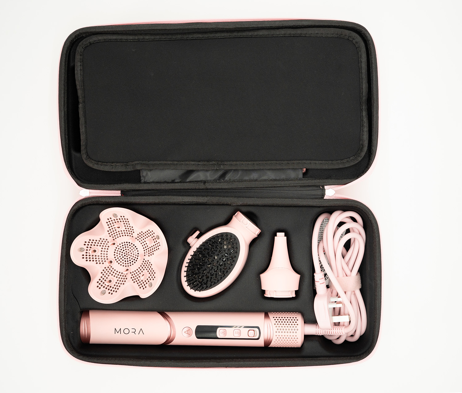 Mora StylerPro 8-in-1 Dreamy baby pink+ Mora All-in-One Hair Care & Heat Protection Bundle - Image 5