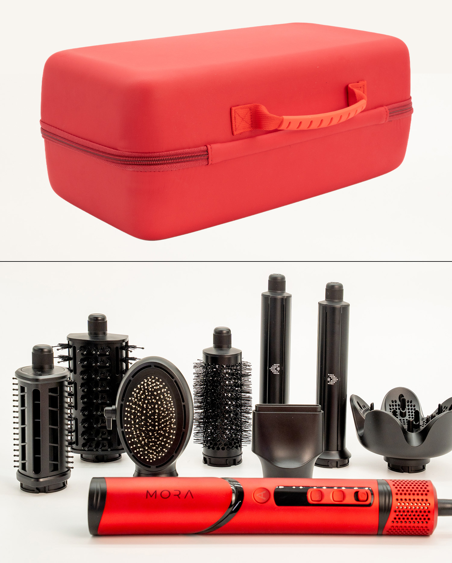 Mora StylerPro 8-in-1 Red velvet + All-in-One Hair Care & Heat Protection Bundle - Image 3