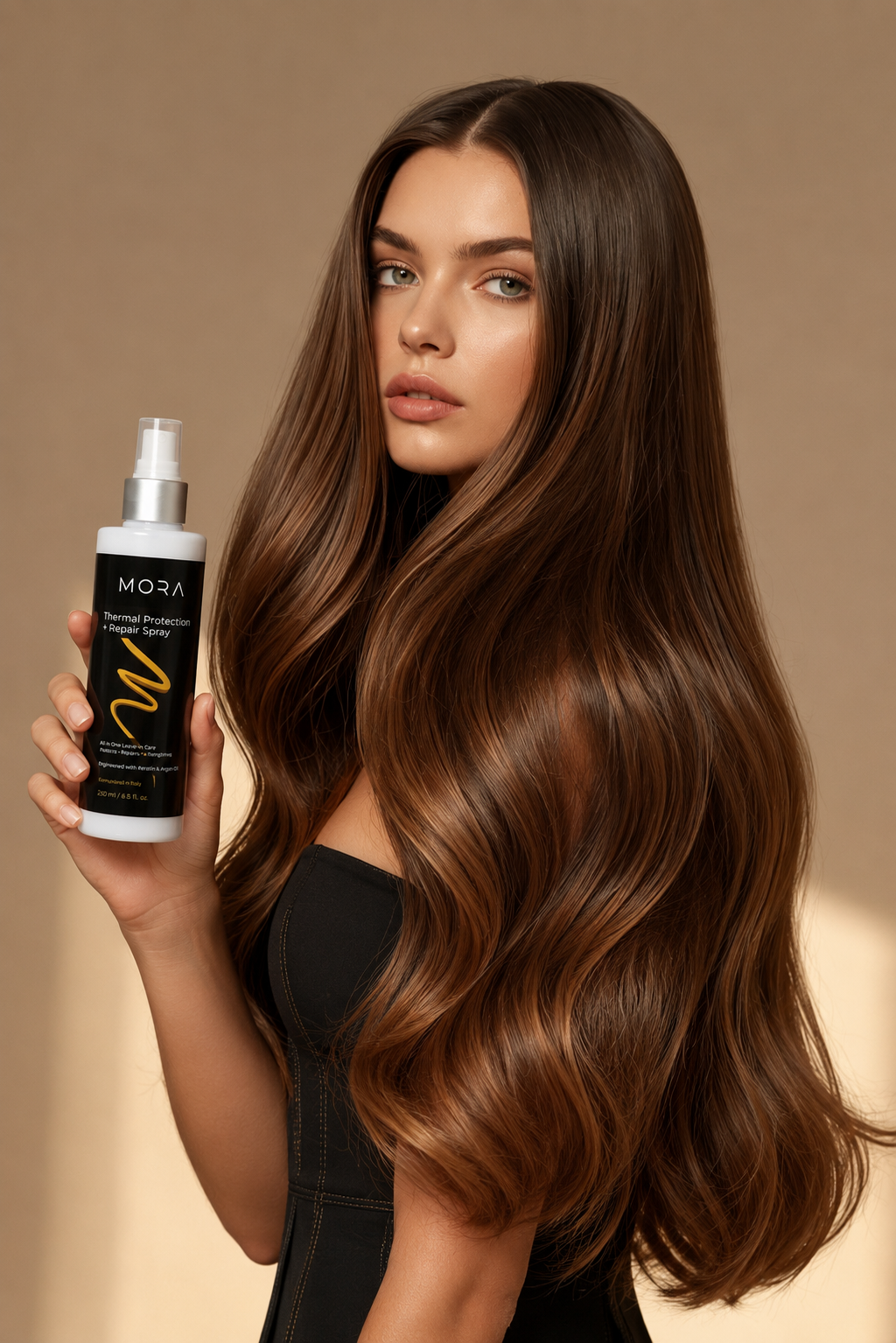 MORA All-in-One Leave-In Care & Heat Protection with Moroccan Argan Oil - Image 3